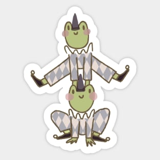 Circus Frogs Sticker